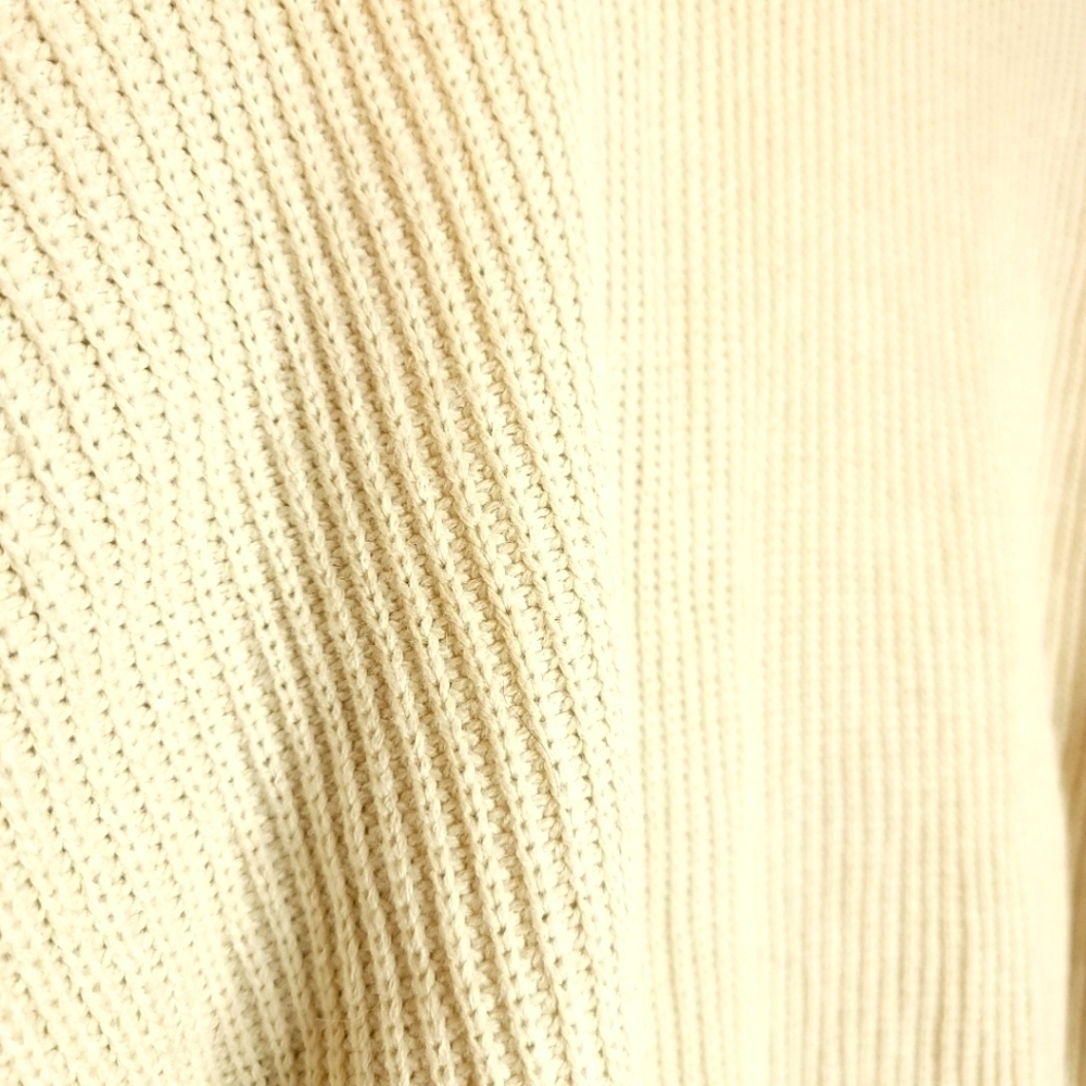 Vintage women's cardigan sweater 2x long sleeve button down cream tan cardigan - Picture 13 of 14